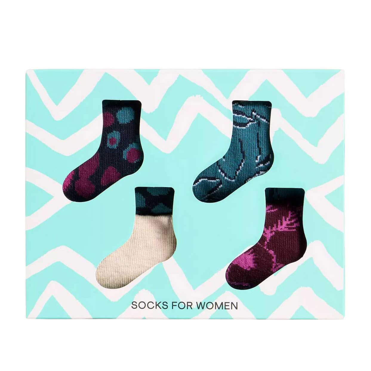 White Stuff 4Pk Floral Print Ankle Socks